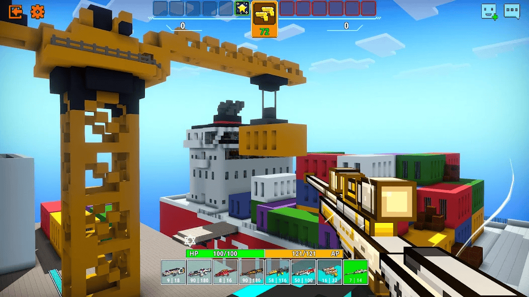 Cops N Robbers: Pixel Craft Gun