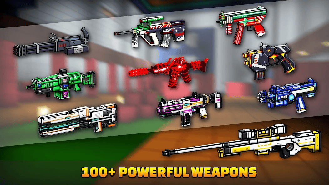 Cops N Robbers: Pixel Craft Gun