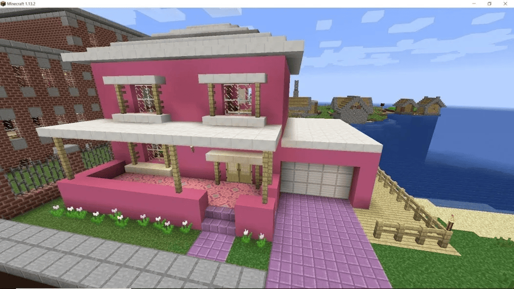 Craftsman Pink Mansion