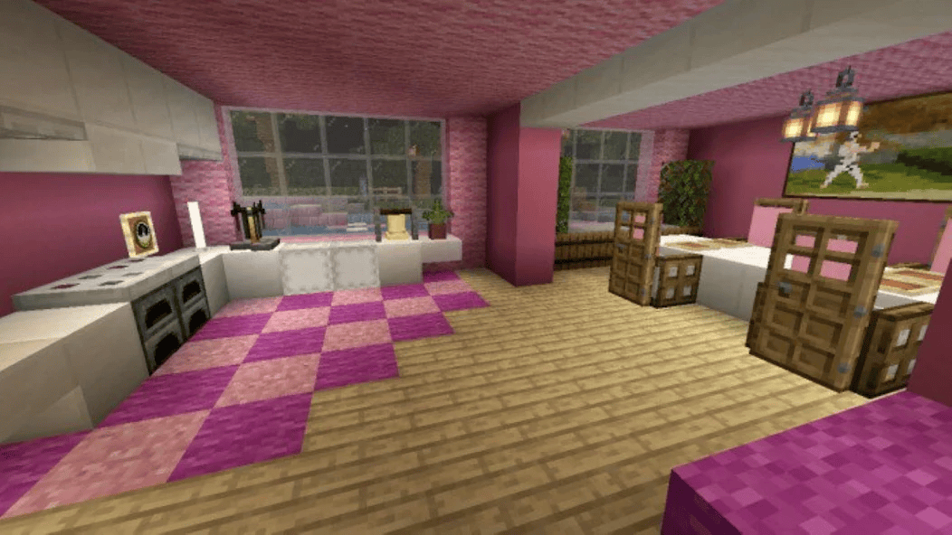 Craftsman Pink Mansion